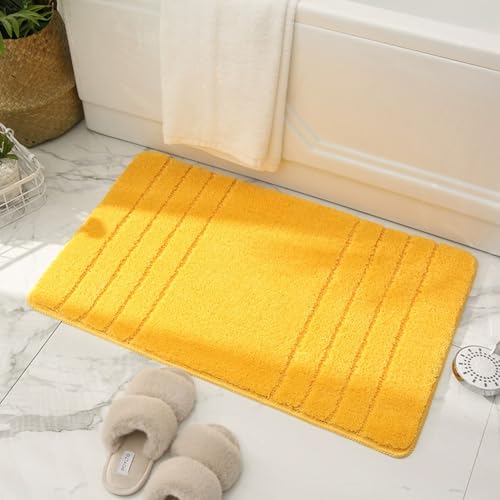 ADUODAO Extra weiche Badematte für Bad, Dusche, Badezimmer, Waschbare Fußmatte, Küchenmatten, Duschmatten, Bodenteppiche mit rutschfester Unterseite, für Wohnzimmer, Eingang, Schlafzimmer (80 x 50 cm von ADUODAO