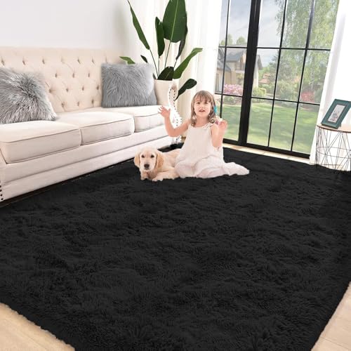 ADUODAO Flauschige Bodenteppichmatte, waschbarer Überwurfteppich für Schlafzimmer, Kinderzimmer, Kinderzimmer, fusselfreier Plüschteppich, rutschfest, moderner Teppich, Wohnzimmer (110 x 60 cm ADUODAO Flauschige Bodenteppichmatte, waschbarer Überwurfteppich für Schlafzimmer, Kinderzimmer, Kinderzimmer, fusselfreier Plüschteppich, rutschfest, moderner Teppich, Wohnzimmer (110 x 60 cm von ADUODAO