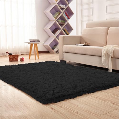 ADUODAO Flauschiger, weicher Nachtteppich, Innenboden-Teppich für Heimdekoration, Küche, Spielbereich, zotteliger moderner Wohnzimmerteppich, waschbare Bodenmatte, viele verschiedene Größen (60 x 120 ADUODAO Flauschiger, weicher Nachtteppich, Innenboden-Teppich für Heimdekoration, Küche, Spielbereich, zotteliger moderner Wohnzimmerteppich, waschbare Bodenmatte, viele verschiedene Größen (60 x 120 von ADUODAO