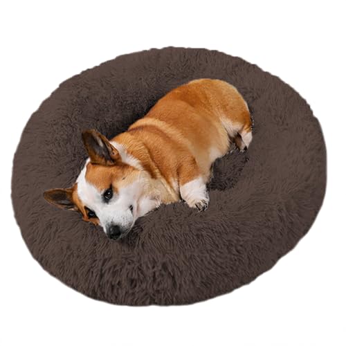 ADUODAO Flauschiges kuscheliges Hundesofa, Bett, Donut-beruhigendes Katzenbett, Plüsch-Hundekorb mit rutschfester Unterseite, weiches langes Plüsch-rundes Haustierkissen für große, mittelgroße und ADUODAO Flauschiges kuscheliges Hundesofa, Bett, Donut-beruhigendes Katzenbett, Plüsch-Hundekorb mit rutschfester Unterseite, weiches langes Plüsch-rundes Haustierkissen für große, mittelgroße und von ADUODAO