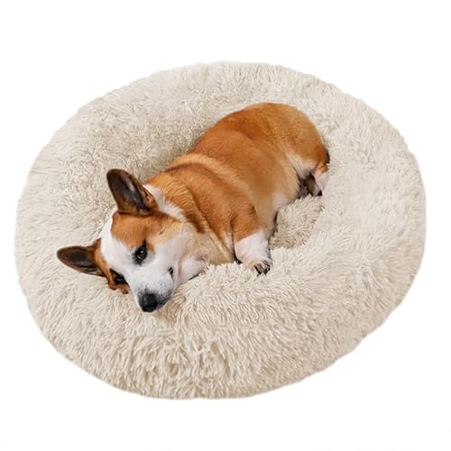 ADUODAO Flauschiges kuscheliges Hundesofa, Bett, Donut-beruhigendes Katzenbett, Plüsch-Hundekorb mit rutschfester Unterseite, weiches langes Plüsch-rundes Haustierkissen für große, mittelgroße und ADUODAO Flauschiges kuscheliges Hundesofa, Bett, Donut-beruhigendes Katzenbett, Plüsch-Hundekorb mit rutschfester Unterseite, weiches langes Plüsch-rundes Haustierkissen für große, mittelgroße und von ADUODAO