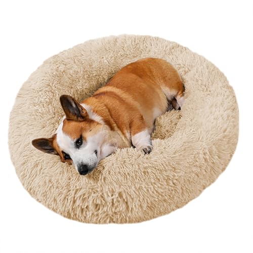 ADUODAO Fluffy Cuddler Hundesofa, Bett, Donut-beruhigendes Katzenbett, Plüsch-Hundekorb mit rutschfester Unterseite, weiches langes Plüsch-rundes Haustierkissen für große, mittelgroße und kleine ADUODAO Fluffy Cuddler Hundesofa, Bett, Donut-beruhigendes Katzenbett, Plüsch-Hundekorb mit rutschfester Unterseite, weiches langes Plüsch-rundes Haustierkissen für große, mittelgroße und kleine von ADUODAO