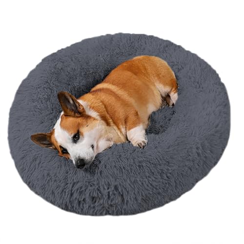 ADUODAO Fluffy Cuddler Hundesofa, Bett, beruhigendes Katzenbett, Plüsch-Hundekorb mit rutschfester Unterseite, weiches langes Plüsch-rundes Haustierkissen für große, mittelgroße und kleine Haustiere ADUODAO Fluffy Cuddler Hundesofa, Bett, beruhigendes Katzenbett, Plüsch-Hundekorb mit rutschfester Unterseite, weiches langes Plüsch-rundes Haustierkissen für große, mittelgroße und kleine Haustiere von ADUODAO