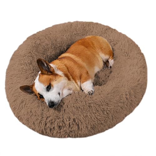 ADUODAO Fluffy Cuddler Hundesofa, Bett, beruhigendes Katzenbett, Plüsch-Hundekorb mit rutschfester Unterseite, weiches langes Plüsch-rundes Haustierkissen für große, mittelgroße und kleine Haustiere ADUODAO Fluffy Cuddler Hundesofa, Bett, beruhigendes Katzenbett, Plüsch-Hundekorb mit rutschfester Unterseite, weiches langes Plüsch-rundes Haustierkissen für große, mittelgroße und kleine Haustiere von ADUODAO