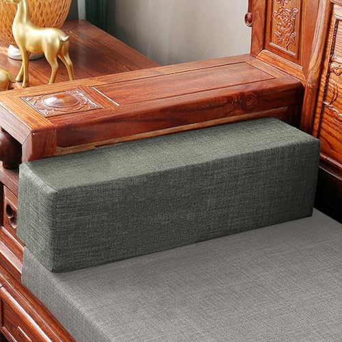 ADUODAO Maschinenwaschbare Nackenstützkissen für Couch, Bett, Auto, Wohnzimmer, individuelle Größe, Bettlückenfüller, Sofa, Armstützkissen, rechteckiges Armlehnenkissen (100 x 20 x 20 cm, Dunkelgrau) ADUODAO Maschinenwaschbare Nackenstützkissen für Couch, Bett, Auto, Wohnzimmer, individuelle Größe, Bettlückenfüller, Sofa, Armstützkissen, rechteckiges Armlehnenkissen (100 x 20 x 20 cm, Dunkelgrau) von ADUODAO