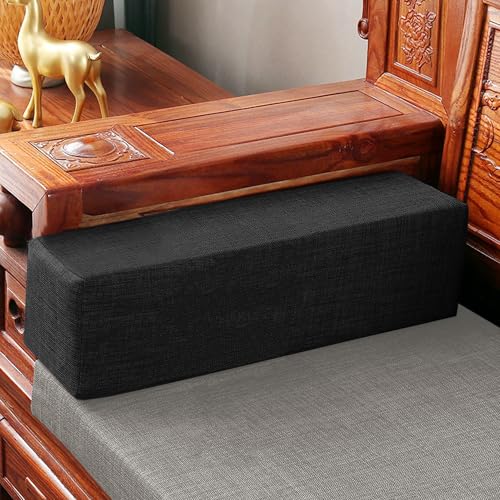 ADUODAO Maschinenwaschbare Nackenstützkissen für Couch, Bett, Auto, Wohnzimmer, individuelle Größe, Bettlückenfüller, Sofa, Armstützkissen, rechteckiges Armlehnenkissen (200 x 8 x 5 cm, Schwarz) ADUODAO Maschinenwaschbare Nackenstützkissen für Couch, Bett, Auto, Wohnzimmer, individuelle Größe, Bettlückenfüller, Sofa, Armstützkissen, rechteckiges Armlehnenkissen (200 x 8 x 5 cm, Schwarz) von ADUODAO