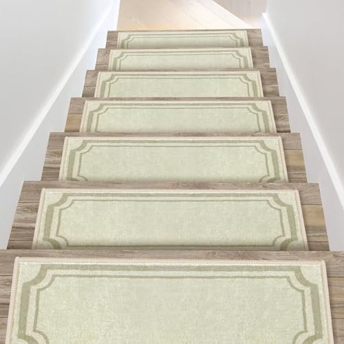 ADUODAO Sicherheits-Stufenmatten, Treppenstufen, Teppichläufer, rutschfest, für den Innenbereich, für Holzstufen, waschbare Teppichlandematten, Trittschutz-Pads für den Heimgebrauch (65 x 26 cm, 7 ADUODAO Sicherheits-Stufenmatten, Treppenstufen, Teppichläufer, rutschfest, für den Innenbereich, für Holzstufen, waschbare Teppichlandematten, Trittschutz-Pads für den Heimgebrauch (65 x 26 cm, 7 von ADUODAO