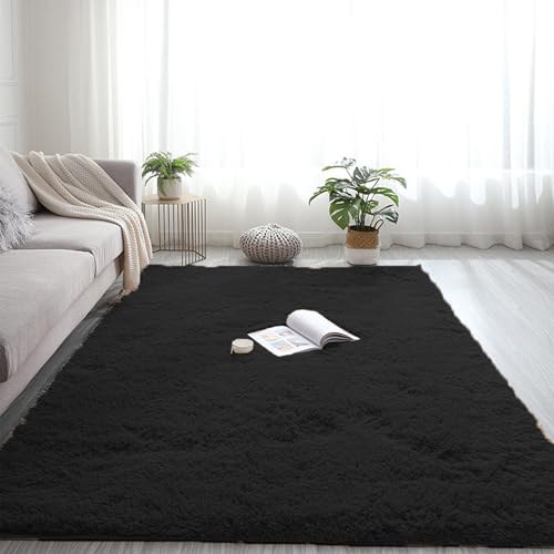 ADUODAO Teppich, Wohnzimmerteppich, fusselfreier Plüschteppich für Lounge, Küche, Spielbereich, flauschig, weicher Schlafzimmerteppich mit strapazierfähiger rutschfester Unterseite, 160 x 120 cm ADUODAO Teppich, Wohnzimmerteppich, fusselfreier Plüschteppich für Lounge, Küche, Spielbereich, flauschig, weicher Schlafzimmerteppich mit strapazierfähiger rutschfester Unterseite, 160 x 120 cm von ADUODAO