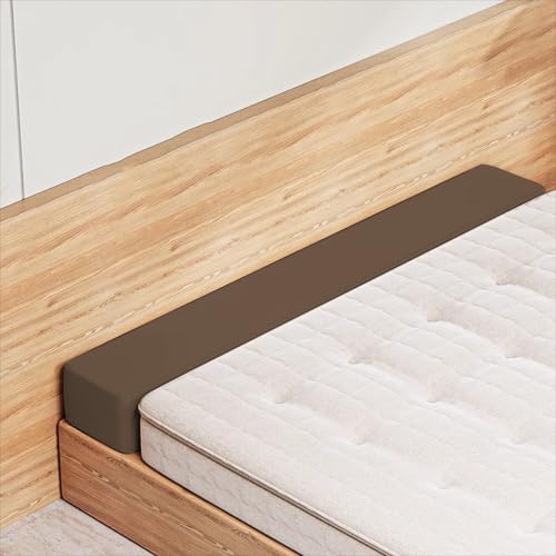 Individuelle Größe, Bettseitenlückenfüller, Matratzenverbinder, schließen Sie die Lücke zwischen Bett und Wand mit Reißverschluss, rechteckiges Sofa-Nackenrolle, Kopfteilkissen (180 x 18 x 10 cm von ADUODAO