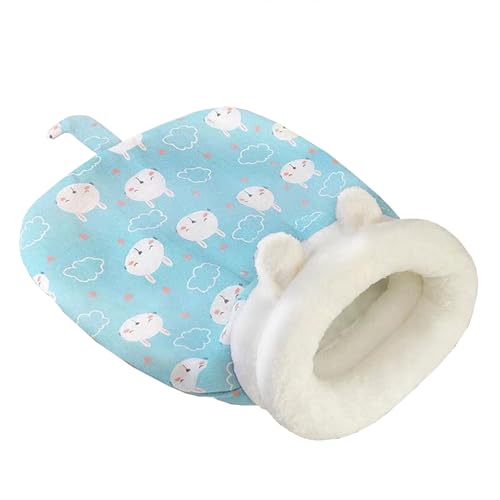 Katzenhöhlenbett, waschbarer Schlafplatz für Katzen, super weich, beruhigendes Haustierhöhlenhaus, einfach zu tragen für den Innenbereich, Kätzchenbetten, tragbares Haustierversteck (Stil 4) von ADUODAO