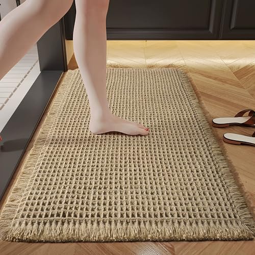 Ultraweiche Badematten, Badezimmerzubehör, Dekoration, super saugfähige Bodenteppiche, Mikrofaser, Küchenmatte, Teppich, Wohnzimmerteppich, rutschfest, Türteppich, leicht zu reinigen (61 x 43 cm Ultraweiche Badematten, Badezimmerzubehör, Dekoration, super saugfähige Bodenteppiche, Mikrofaser, Küchenmatte, Teppich, Wohnzimmerteppich, rutschfest, Türteppich, leicht zu reinigen (61 x 43 cm von ADUODAO