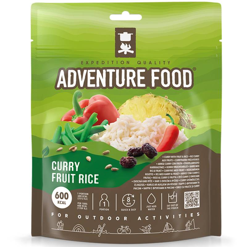 ADVENTURE FOOD Curry Reis Trekking Mahlzeit Outdoor Essen Nahrung Vegetarisch von ADVENTURE FOOD