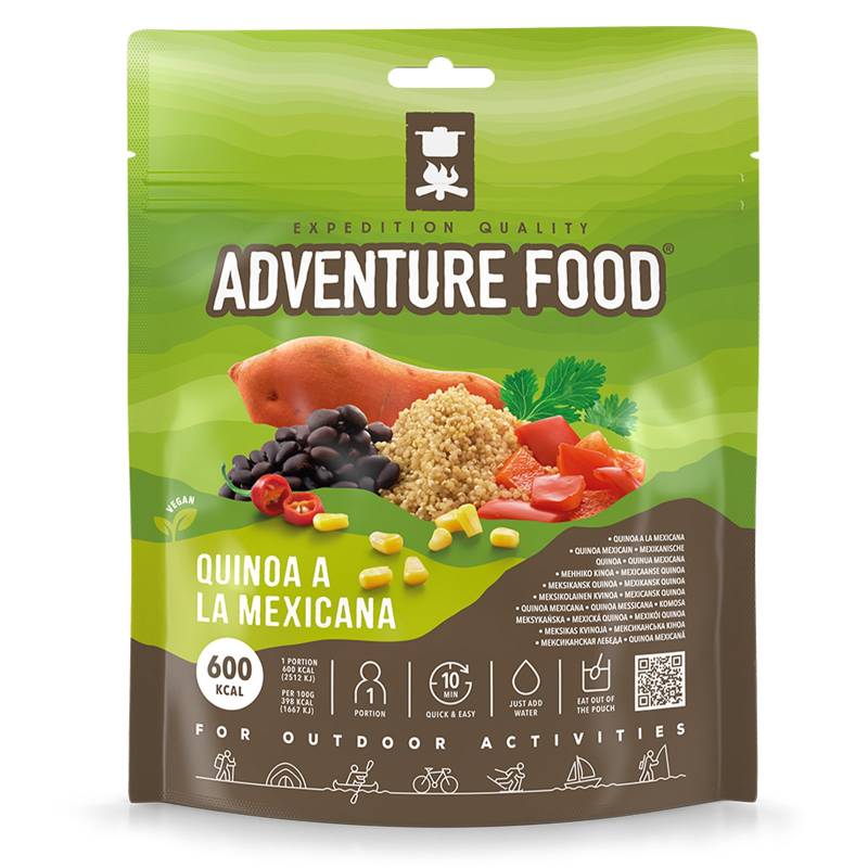 ADVENTURE FOOD Quinoa Outdoor Mahlzeit Trekking Essen Not Nahrung Vegetarisch von ADVENTURE FOOD