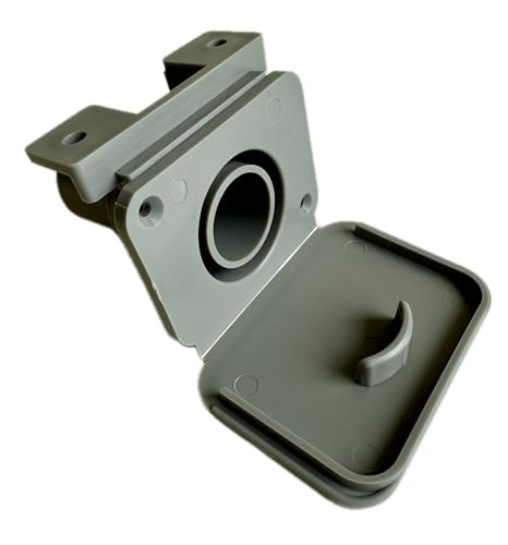 Ablaufschlauchstutzen mit Klappe, 28 mm, kompatibel mit starrem Rohr 81320 & 80008 28,5 mm ID, grauer Noppenschlauch, Wohnwagen/Wohnmobil/Wohnwagen-Ablaufverbinder Ablaufschlauchstutzen mit Klappe, 28 mm, kompatibel mit starrem Rohr 81320 & 80008 28,5 mm ID, grauer Noppenschlauch, Wohnwagen/Wohnmobil/Wohnwagen-Ablaufverbinder von ADVENTURE OUTDOOR SUPPLIES