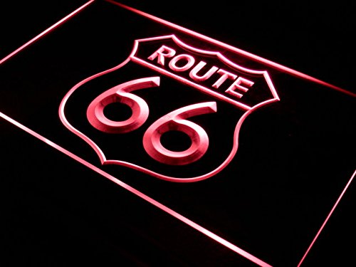 ADV PRO i371-r Historic Route 66 Mother Road Neon Light Sign NR Barlicht Neonlicht Lichtwerbung von ADVPRO