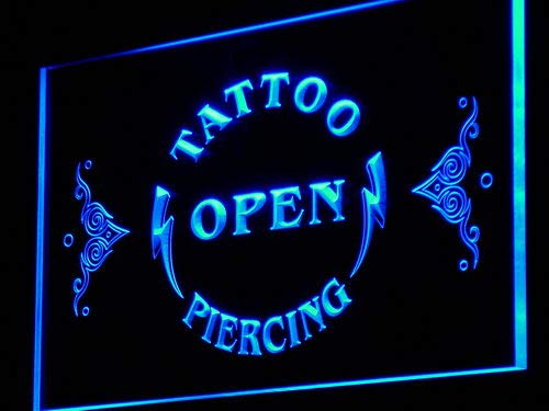 ADVPRO j142-b Tattoo Piercing Open Display New Neon Light Sign Barlicht Neonlicht Lichtwerbung von ADVPRO