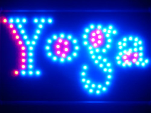 ADV PRO led075-b Yoga Center LED Neon Sign WhiteBoard Barlicht Neonlicht Lichtwerbung ADV PRO led075-b Yoga Center LED Neon Sign WhiteBoard Barlicht Neonlicht Lichtwerbung von ADVPRO