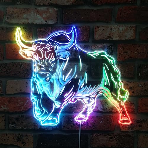 ADVPRO Bull Animal RGB Dynamic Glam LED-Schild – Cut-to-Edge-Form – intelligente 3D-Wanddekoration – mehrfarbige dynamische Beschilderung st06s43-fnd-i0310-c ADVPRO Bull Animal RGB Dynamic Glam LED-Schild – Cut-to-Edge-Form – intelligente 3D-Wanddekoration – mehrfarbige dynamische Beschilderung st06s43-fnd-i0310-c von ADVPRO