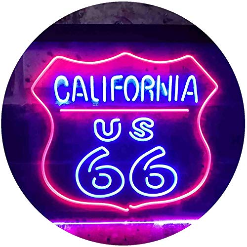 ADVPRO California Route 66 Garage Dual Color LED Barlicht Neonlicht Lichtwerbung Neon Sign Rot & blau 400 x 300mm st6s43-i3388-rb ADVPRO California Route 66 Garage Dual Color LED Barlicht Neonlicht Lichtwerbung Neon Sign Rot & blau 400 x 300mm st6s43-i3388-rb von ADVPRO