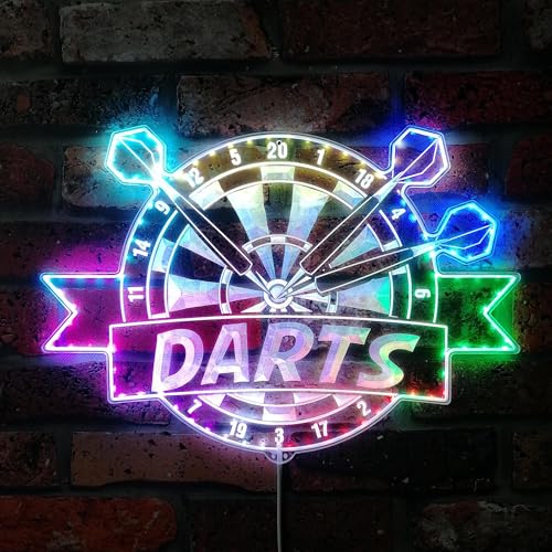 ADVPRO Darts Bar Cafe Pub Game Room RGB Dynamic Glam LED-Schild – Schnittform – intelligente 3D-Dekoration – mehrfarbige Beschilderung st06s43-fnd-i0299-c ADVPRO Darts Bar Cafe Pub Game Room RGB Dynamic Glam LED-Schild – Schnittform – intelligente 3D-Dekoration – mehrfarbige Beschilderung st06s43-fnd-i0299-c von ADVPRO