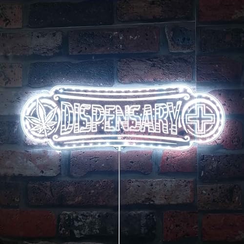ADVPRO Dispensary Shop st06s21-fnd-i0045-c Kreuzschild, RGB Dynamic Glam LED-Schild, Cut-to-Edge-Form, intelligente 3D-Wanddekoration, mehrfarbig, dynamische Beleuchtung von ADVPRO