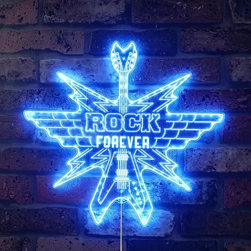 ADVPRO Guitar Rock Forever Brick Lightning RGB Dynamic Glam LED-Schild – Schnittform – intelligente 3D-Dekoration – mehrfarbige Beschilderung st06s66-fnd-i0059-c ADVPRO Guitar Rock Forever Brick Lightning RGB Dynamic Glam LED-Schild – Schnittform – intelligente 3D-Dekoration – mehrfarbige Beschilderung st06s66-fnd-i0059-c von ADVPRO