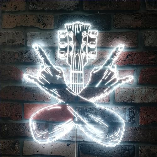 ADVPRO Guitar Rock n Roll Hand Rock Pop RGB Dynamic Glam LED-Schild – Cut-to-Edge-Form – Smarte 3D-Wanddekoration – mehrfarbige dynamische Beleuchtung st06s22-fnd-i0025-c ADVPRO Guitar Rock n Roll Hand Rock Pop RGB Dynamic Glam LED-Schild – Cut-to-Edge-Form – Smarte 3D-Wanddekoration – mehrfarbige dynamische Beleuchtung st06s22-fnd-i0025-c von ADVPRO