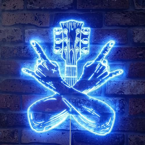 ADVPRO Guitar Rock n Roll Hand Rock Pop RGB Dynamic Glam LED-Schild – Schnittform – intelligente 3D-Dekoration – mehrfarbige Beschilderung st06s66-fnd-i0025-c ADVPRO Guitar Rock n Roll Hand Rock Pop RGB Dynamic Glam LED-Schild – Schnittform – intelligente 3D-Dekoration – mehrfarbige Beschilderung st06s66-fnd-i0025-c von ADVPRO