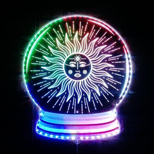 ADVPRO Mystical Crystal Ball Star Sun RGB Dynamisches Glam LED-Schild – Schnitt-zu-Edge-Form – intelligente 3D-Dekoration – mehrfarbige Beschilderung st06s43-fnd-i0204-c ADVPRO Mystical Crystal Ball Star Sun RGB Dynamisches Glam LED-Schild – Schnitt-zu-Edge-Form – intelligente 3D-Dekoration – mehrfarbige Beschilderung st06s43-fnd-i0204-c von ADVPRO