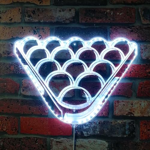 ADVPRO Snooker Billard Billard Tisch Zimmer RGB Dynamic Glam LED-Schild – Schnittform – intelligente 3D-Dekoration – mehrfarbige Beschilderung st06s22-fnd-i0213-c von ADVPRO
