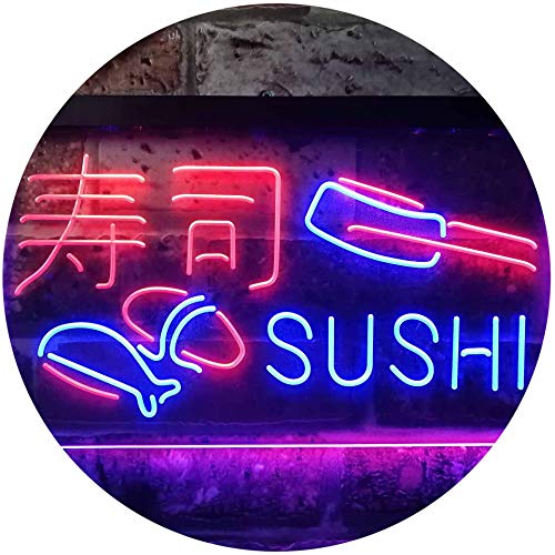 Sushi Shop Japan Food Dual Color LED Barlicht Neonlicht Lichtwerbung Neon Sign Blau & Rot 400 x 300mm st6s43-i3310-br von ADVPRO