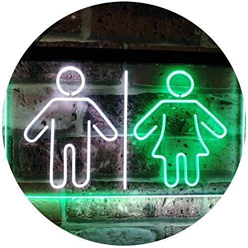 ADVPRO Toilet Man Woman Male Female Washroom WC Restroom Dual Color LED Barlicht Neonlicht Lichtwerbung Neon Sign Weiß & Grün 300 x 210mm st6s32-i3047-wg ADVPRO Toilet Man Woman Male Female Washroom WC Restroom Dual Color LED Barlicht Neonlicht Lichtwerbung Neon Sign Weiß & Grün 300 x 210mm st6s32-i3047-wg von ADVPRO