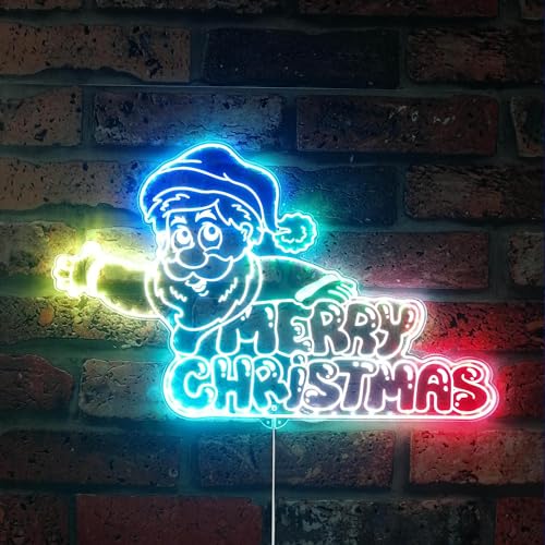 ADVPRO Weihnachtsmann Merry Christmas RGB Dynamic Glam LED-Schild – Schnittform – intelligente 3D-Dekoration – mehrfarbige Beschilderung st06s43-fnd-i0064-c ADVPRO Weihnachtsmann Merry Christmas RGB Dynamic Glam LED-Schild – Schnittform – intelligente 3D-Dekoration – mehrfarbige Beschilderung st06s43-fnd-i0064-c von ADVPRO