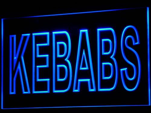 ADVPRO i639-b Kebabs Cafe Barlicht Neonlicht Lichtwerbung Neon Light Sign Barlicht Neonlicht Lichtwerbung von ADVPRO