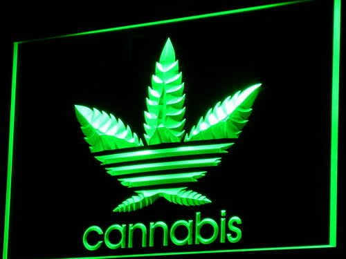 ADVPRO i765-g Cannabis Marijuana Weed High Life New Light Sign Barlicht Neonlicht Lichtwerbung von ADVPRO