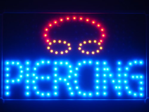 ADV PRO led031-b Piercing LED Neon Light Sign with Whiteboard Barlicht Neonlicht Lichtwerbung von ADVPRO