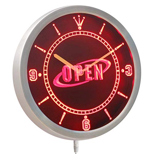 ADVPRO nc0254-r Open Cafe Shop Bar Pub Neon Sign LED Wall Clock Uhr Leuchtuhr/Leuchtende Wanduhr ADVPRO nc0254-r Open Cafe Shop Bar Pub Neon Sign LED Wall Clock Uhr Leuchtuhr/Leuchtende Wanduhr von ADVPRO