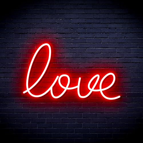 LOVE Home Decoration Flex Silicone LED Neon Sign Red st16s32-fnu0046-r von ADVPRO