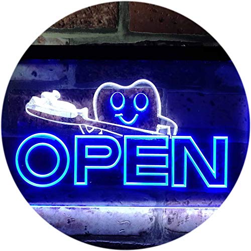 ADVPRO Open Dentist Doctor Toothbrush Dual Color LED Barlicht Neonlicht Lichtwerbung Neon Sign Weiß & Blau 600 x 400mm st6s64-i0010-wb ADVPRO Open Dentist Doctor Toothbrush Dual Color LED Barlicht Neonlicht Lichtwerbung Neon Sign Weiß & Blau 600 x 400mm st6s64-i0010-wb von ADVPRO
