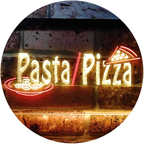 Pasta Pizza Shop Dual Color LED Barlicht Neonlicht Lichtwerbung Neon Sign Rot & Gelb 400 x 300mm st6s43-i0136-ry von ADVPRO