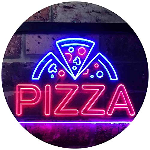 Pizza Shop Open Dual Color LED Barlicht Neonlicht Lichtwerbung Neon Sign Rot & blau 400 x 300mm st6s43-i3564-rb von ADVPRO