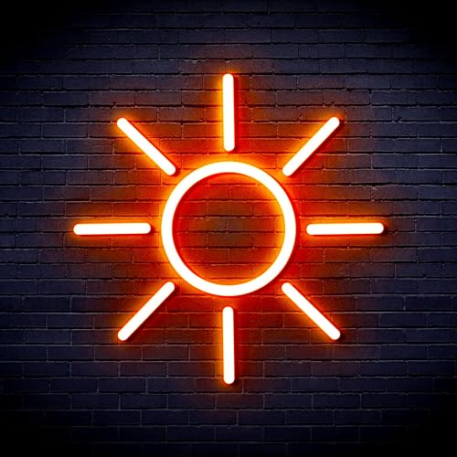 Sun Bright Room Decoration Flex Silicone LED Neon Sign Orange st16s33-fnu0012-o von ADVPRO