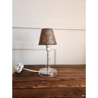 Vintage Traditionelle Acryl Klar Ikea Style Lampe Oder Licht in Ausgezeichnetem Zustand Schalter An Der Schnur - Shabby Chic - Art Light von ADVVintageShop