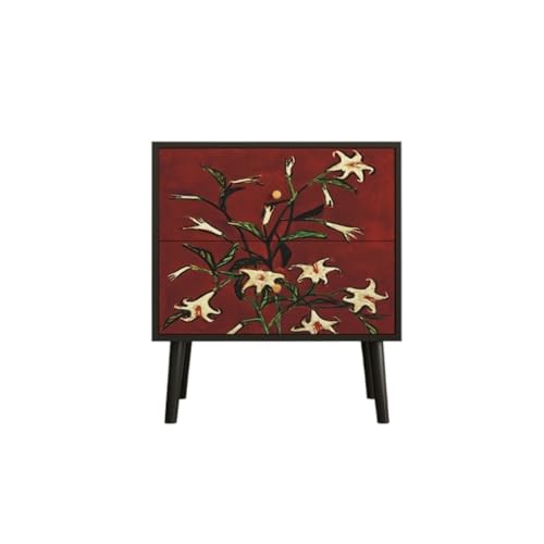 ADYHBFGT Nachttisch mit Schubladen Massivholz Nachttisch Zuhause Schlafzimmer Kommode Sofa Seite Kleiner Schrank Nachttisch Mesitas De Noche Para Dormitorio von ADYHBFGT