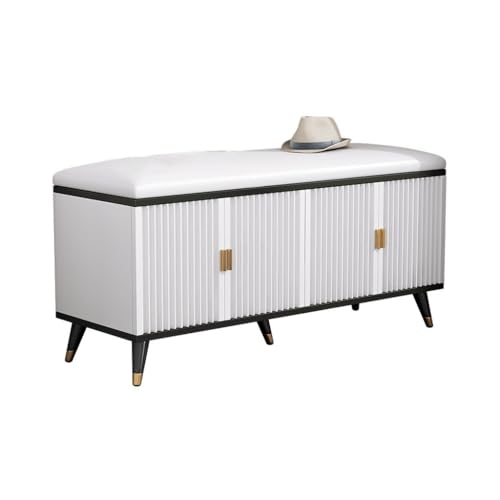 ADYHBFGT Schuhbank Hocker Moderner und modischer Schuhwechsel, einfaches Schuhregal positionierbar für den Eingangsbereich des Hauses und Hocker für Schuhwechsler Bank Aufbewahrung(A) von ADYHBFGT