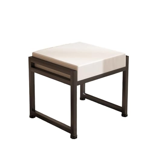 ADYHBFGT Schuhbank Hocker Wohnzimmer Haustür Hocker Wechseln Schuhe Tisch Hocker Quadratischer Hocker Sofa Hocker Ankleidezimmer Hocker Kinderzimmer Bank Aufbewahrung(D) von ADYHBFGT