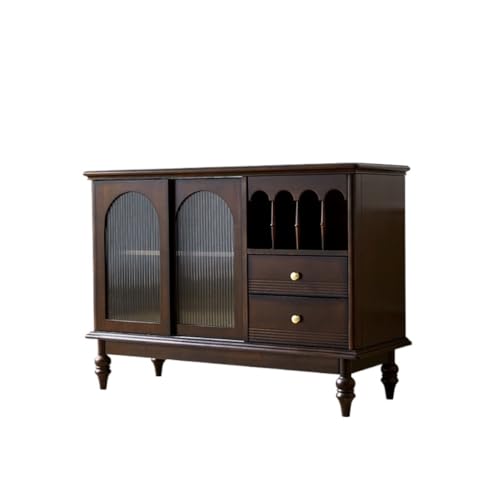 Chinesisches Retro-Küchenregal aus massivem Holz für zu Hause, Weinschrank, Buffet-Schrank, geeignet für Restaurants und Wohnzimmer von ADYHBFGT