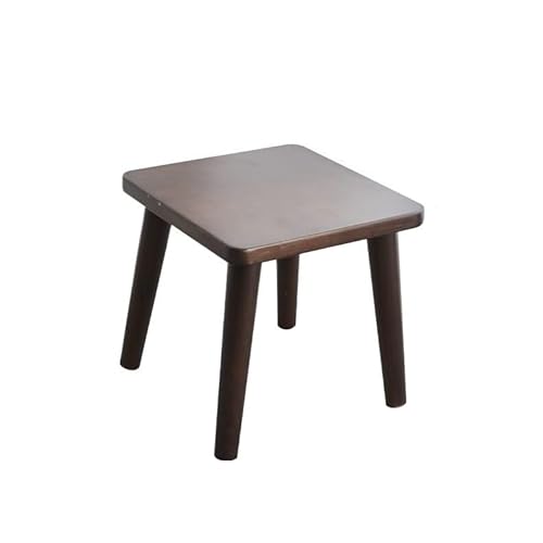 Schuhbank Massivholz kleiner Hocker Haushalt Schuhhocker Wohnzimmer kleiner Hocker Einfache moderne niedrige Hockerstuhl Lagerbank(B) von ADYHBFGT