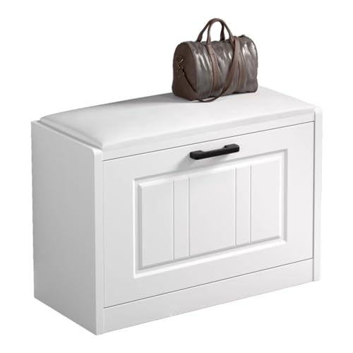 Schuhbank Moderner Schuhwechselhocker Multifunktionaler Schuhtest Hocker Haustür Sofa Hocker Lagerung Kann auf dem Hocker sitzen Lagerbank(S 50cm) von ADYHBFGT