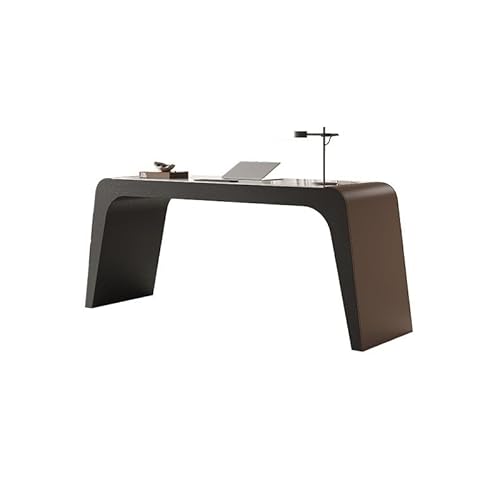 Studienschreibtisch und Computertisch Studienmöbel für Wohnzimmer mit 160 cm Holzplatte, auch geeignet für Chefbüro Studienschreibtisch und Schreibtisch für Home Office (180 cm) von ADYHBFGT